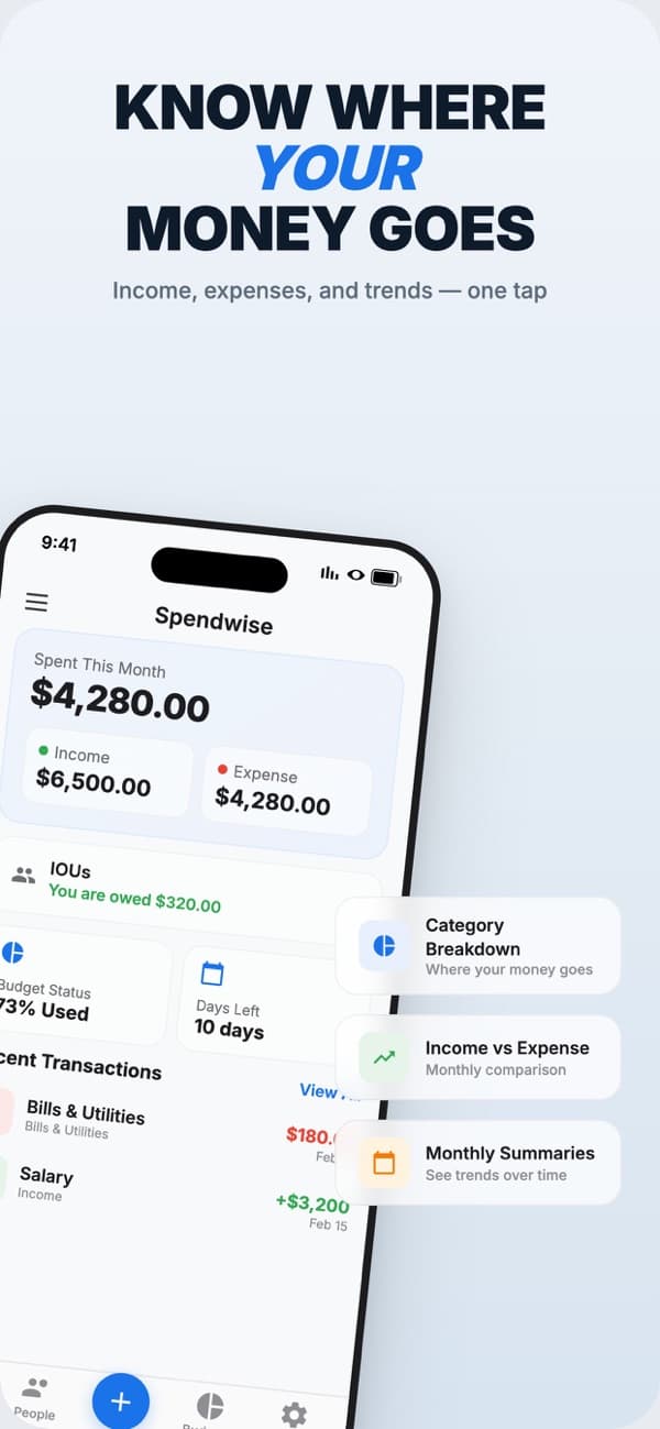 SpendWise screenshot 3