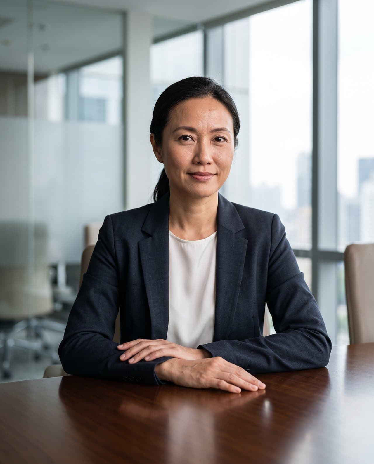 Corporate portrait made with Maktek