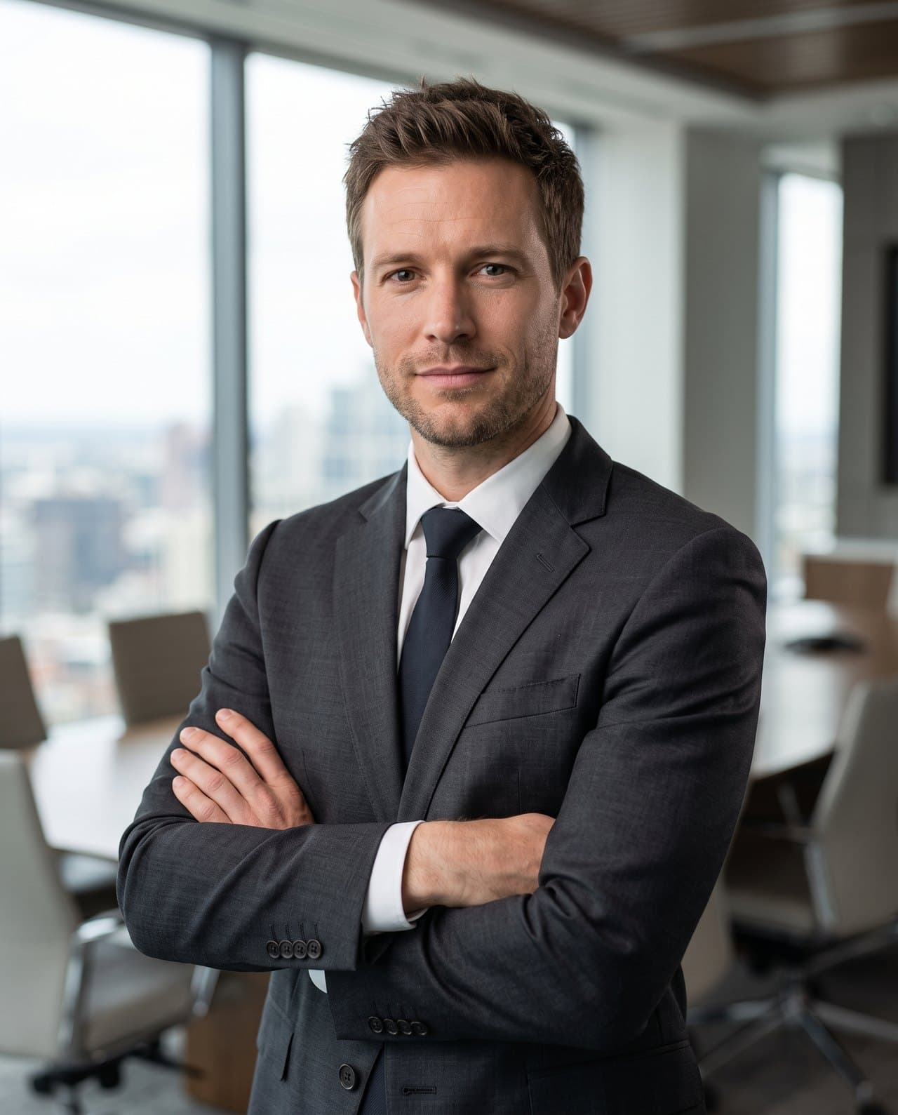 Corporate portrait made with Maktek
