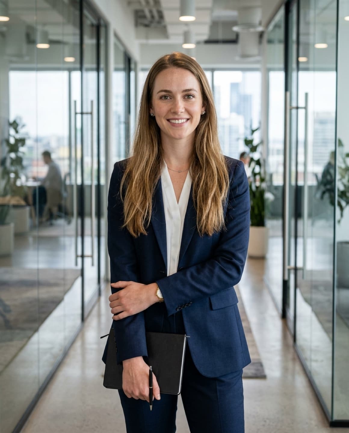 Corporate portrait made with Maktek