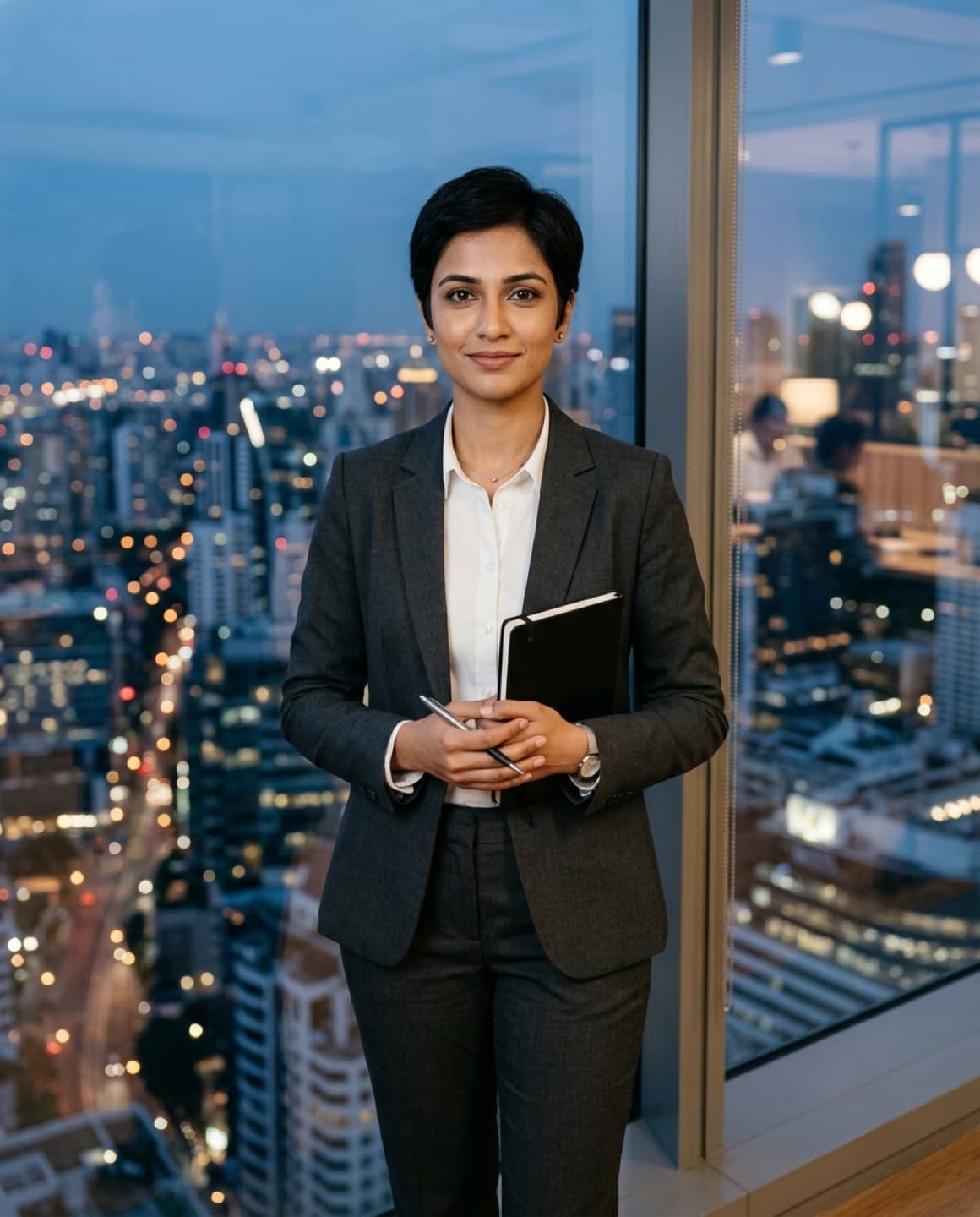 Corporate portrait made with Maktek