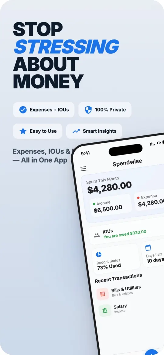 SpendWise screenshot